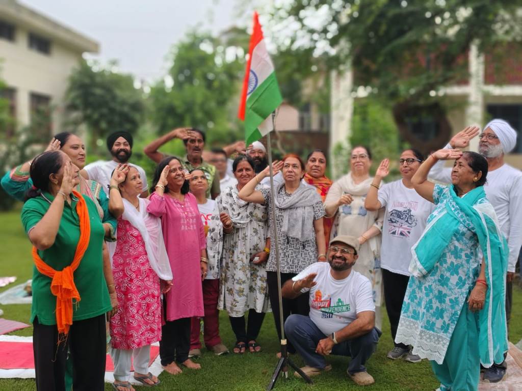 Gyan Jyoti Education Society celebrated Independence Day with enthusiasm at Nehru Park